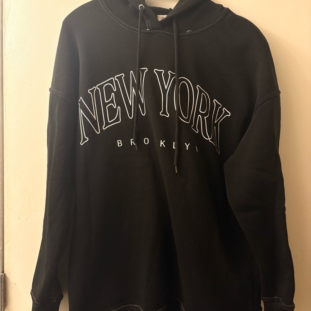 Black New York Brooklyn Men's Sweater